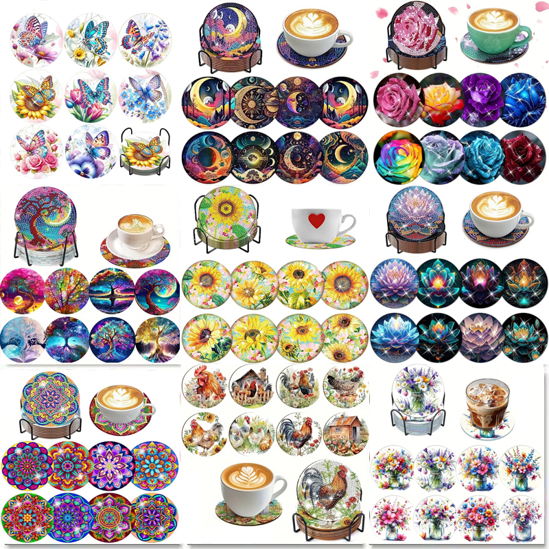 8 pieces of diamond art painti - Art Craft Butterfly avis et prix