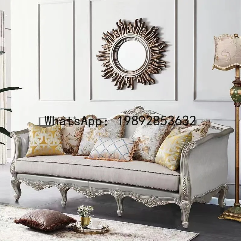 H5.15  all-solid wood sofa lea - Art & Craft Be avis et prix
