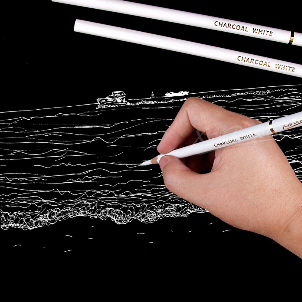 3Pcs Soft/Medium/Hard Charcoal - Sketching Charcoal Set avis et prix