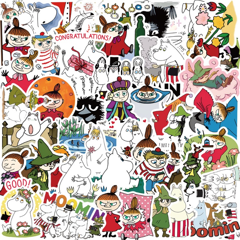 New Moomin Valley 50PCS Sticke - Origami Paper Set avis et prix