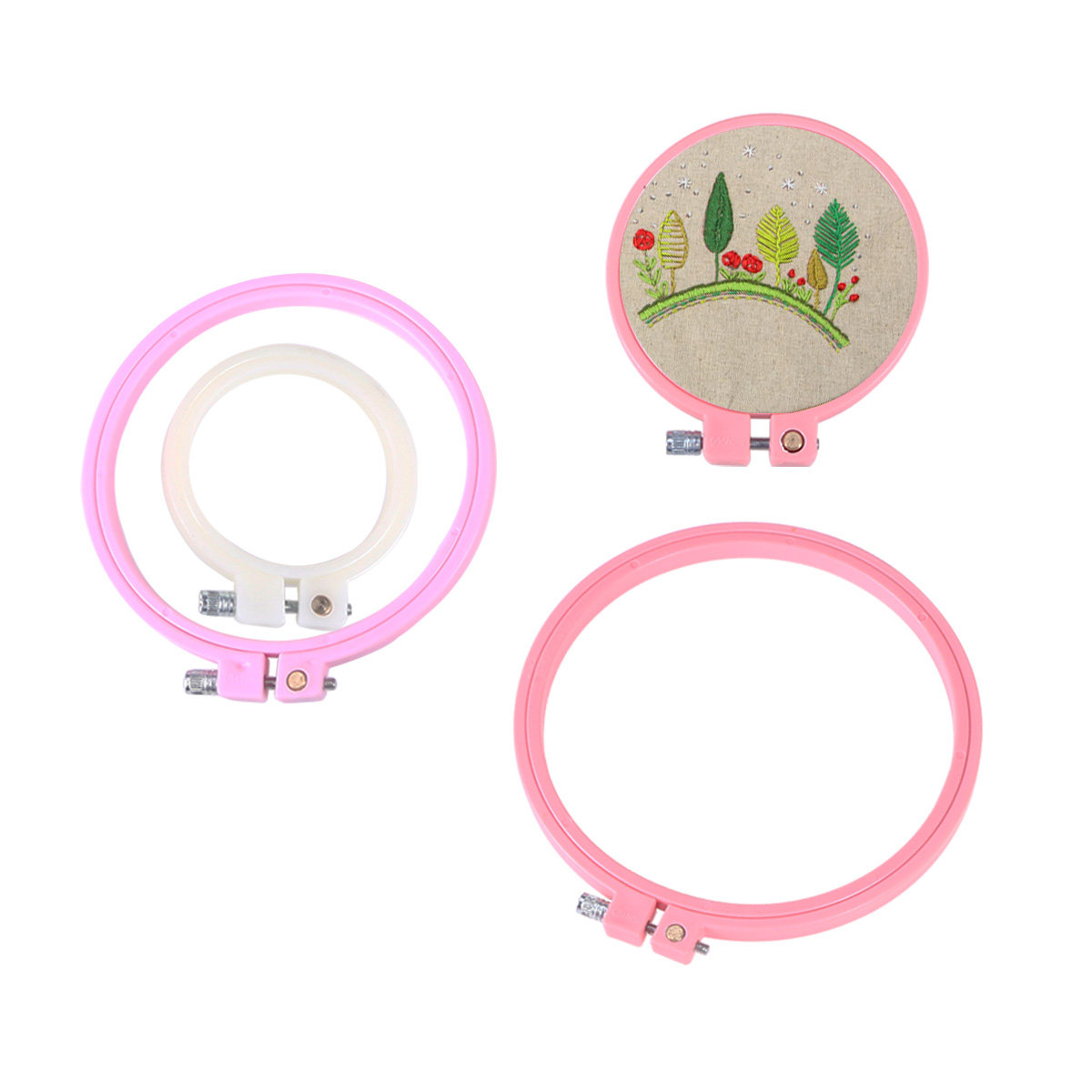 4Pcs Adjustable Embroidery Hoo - Craft And Art Difference avis et prix